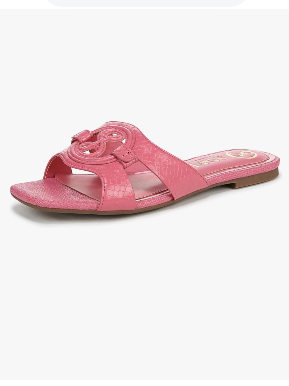 NEW Sam & Libby Lana Sandals Women's Coral Pink Slide Sandal Size 6.5